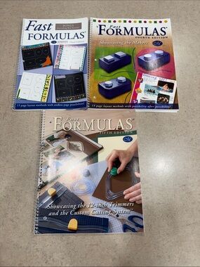 Creative Memories Fast Formula Books 3rd, 4th & 5th Editions